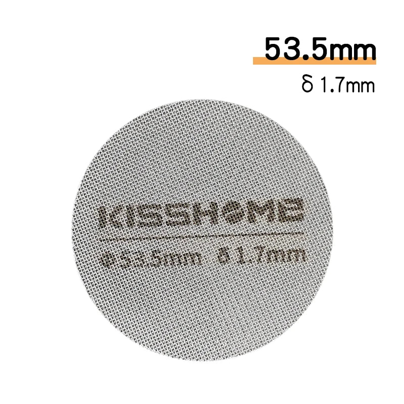 Coffee Puck Screen Fit 51mm 53.5mm 58.5mm Reusable Ground Filter Mesh Heat Resistant Metal For Espresso Accessories Barista Tool