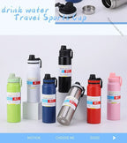 600/800/1000MLStainless Steel Thermos Bottle Car Thermal Cup Vacuum Flask Keeps Cold and Heat Thermal Mug Sports Insulated Cup