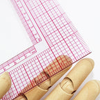 L-type ruler drawing supplies quilting ruler right-angle sewing accessories patchwork tools clothing cutting technology ruler