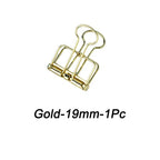 High Quality 51/32/19mm Multicolor Metal Binder Clip Clamp Paper Bookmark Clips Decorative Journal Clips School Office Supplies