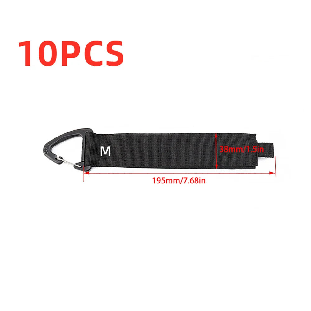 Hanging Mountaineering Buckle With Heavy Material Binding Nylon Storage Belt Extension Line Storage And Sorting Heavy Material