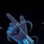 Waterproof Latex Gardening Gloves, Puncture Stab Resistant Wearproof Labor Protective Gloves for Planting Flower Work