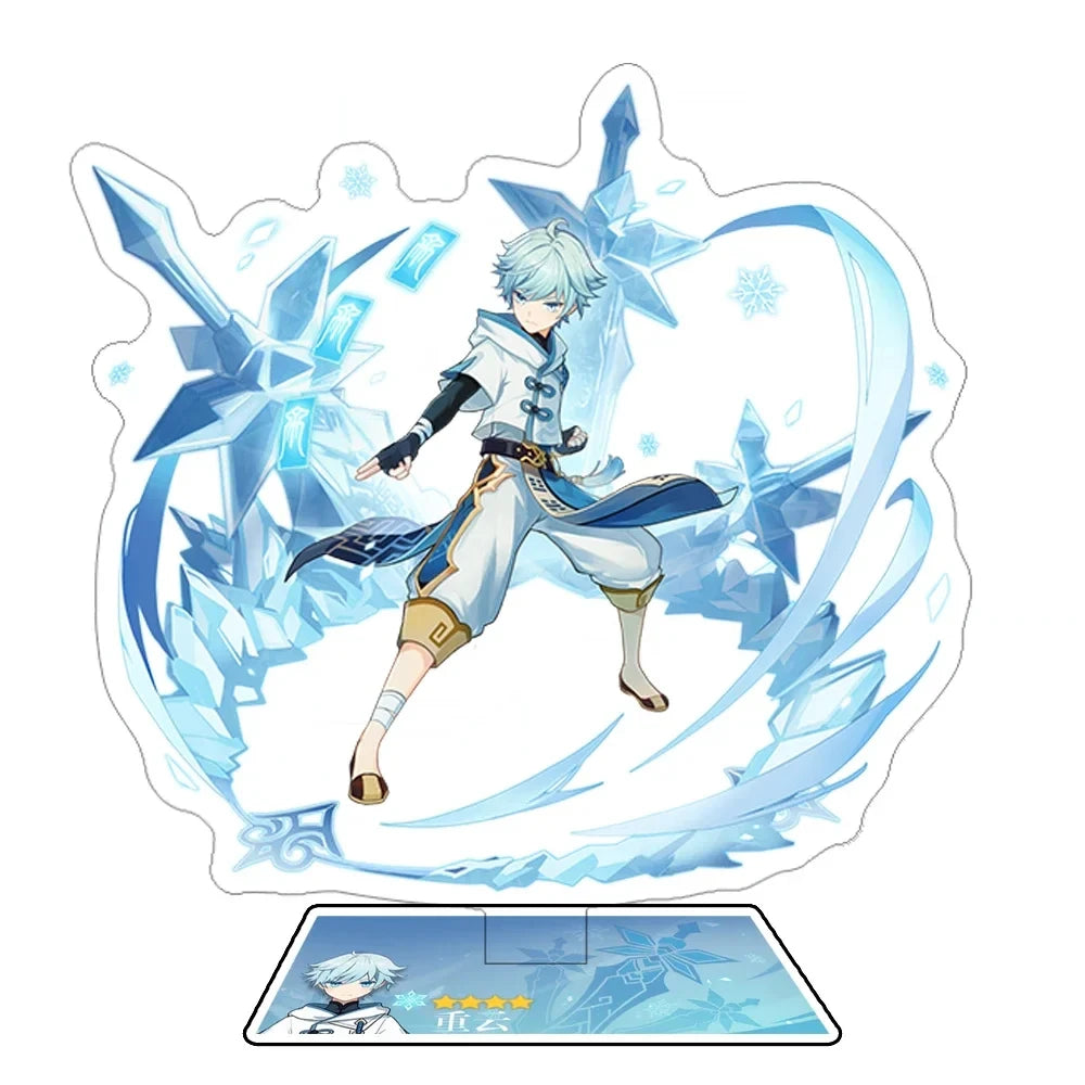 Odette Lohen Flins Durin Mavuika Columbina Xiao Arlecchino Acrylic Anime Model Furina Collect Desktop Decoration Keychains Gift