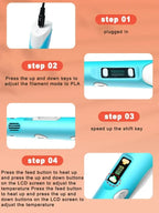 USB 3D Printing Pen Drawing 9M PLA Children's 3D Graffiti Drawing Pen Toy Smart Gift DIY Art Tool Birthday Christmas Gift