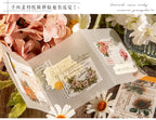 JIAMEI 30pcspack Floral Litmus Paper Materials Paper Decor Junk Journal DIY Scrapbooking Translucent Craft Aesthetics Paper