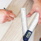 Shahe 200mm Electronic Protractor Stainless Steel Digital Angle Ruler Inclinometer Angle Finder Digital Angle Gauge
