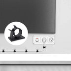 Adjustable Cable Organizer Self Adhesive Cable Clips Table Cable Management Cord Holder For Car PC TV Charging Wire Winder Clamp