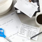 8.5"x11" 50-Sheet Bright White Cardstock 65 lb: Uncoated 65 lb Cover Stock, Pack of 50, Letter Size
