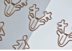 20pcs Retro Metal Clips Mini Christmas Tree Paper Clip Bookmark Book Binding Notebook Decor Stationery School Binding Supplies