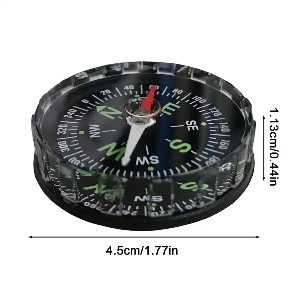 New Waterproof Hiking Compass, Multifunctional Sighting Navigation For Survival Traveling, Mountaineering Boating Outdoor Sports