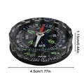 New Waterproof Hiking Compass, Multifunctional Sighting Navigation For Survival Traveling, Mountaineering Boating Outdoor Sports