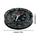 New Waterproof Hiking Compass, Multifunctional Sighting Navigation For Survival Traveling, Mountaineering Boating Outdoor Sports
