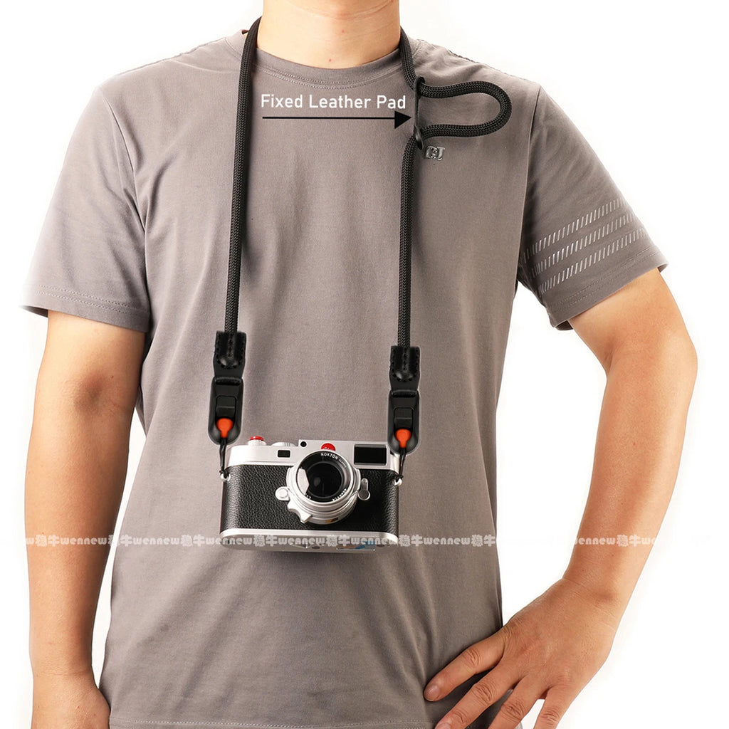 Quick Release Beads Round Rope Camera Shoulder Strap Lanyard for Canon Nikon Panasonic Sony Fujifilm Neck Strap Wrist Strap