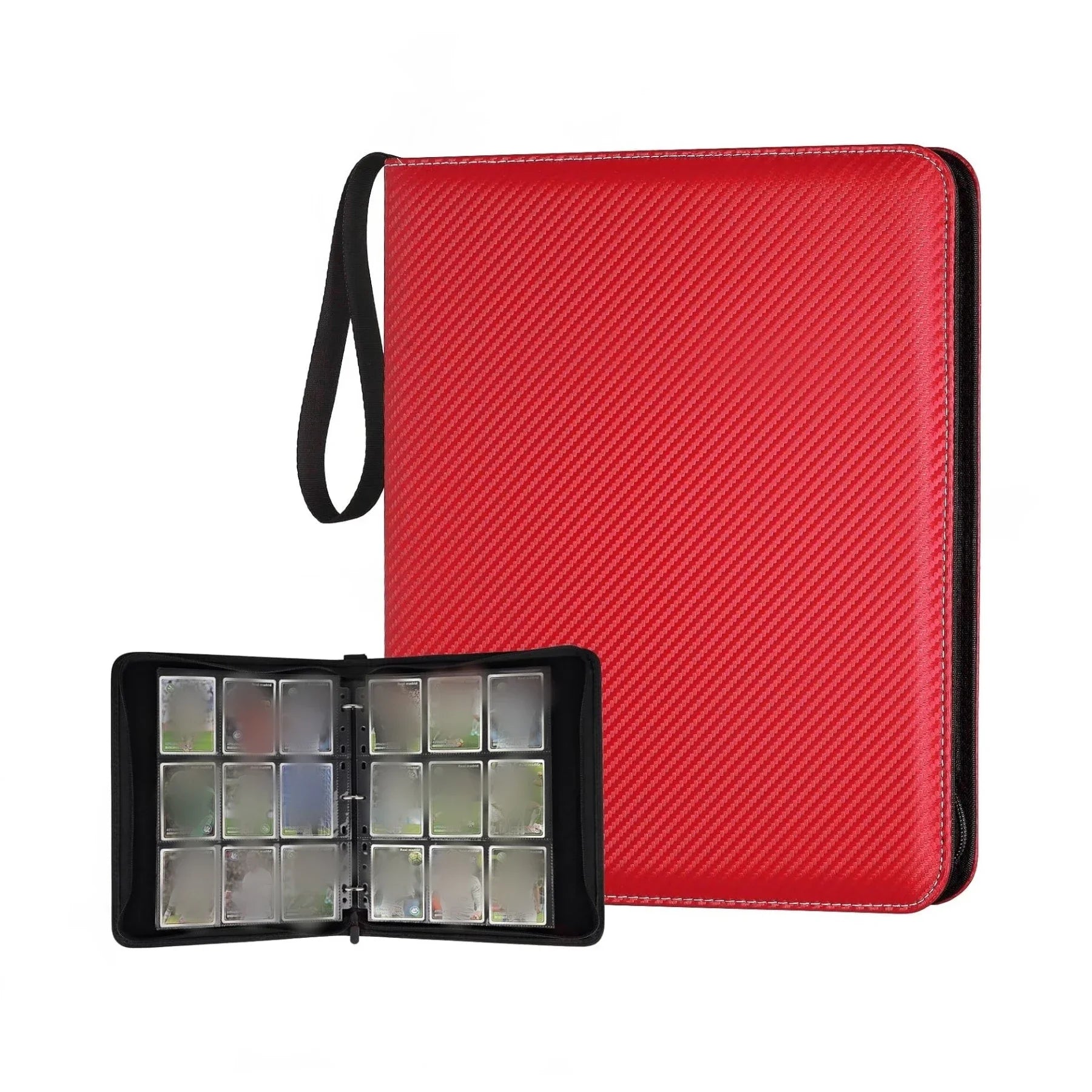 Professional Moisture-Proof Card Album | 900 Grids Double-Sided Pages with Portable Zipper Design