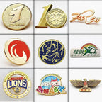 Badge Customized Brooch Clothes Pin Gift Souvenir Custom Key Ring Soft/Hard Enamel Metal Logo Magnetic Badge Coin DIY Lapel Pins