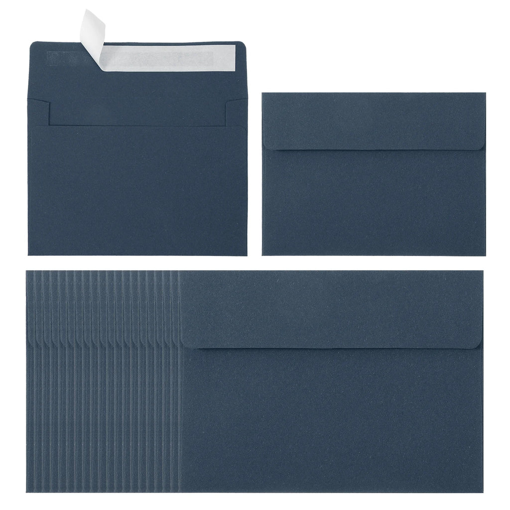 24Pcs A2 Envelopes Self Seal 110gsm Paper Invitation Envelopes for Postcard Wedding Greeting Cards Photos Announcement Mailing