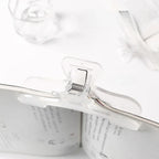 Transparent Plastic Book Clip Simple Reading Aid Fixed Book Holder Bookmarks Creative Design Practical Note Holder for Bookstore