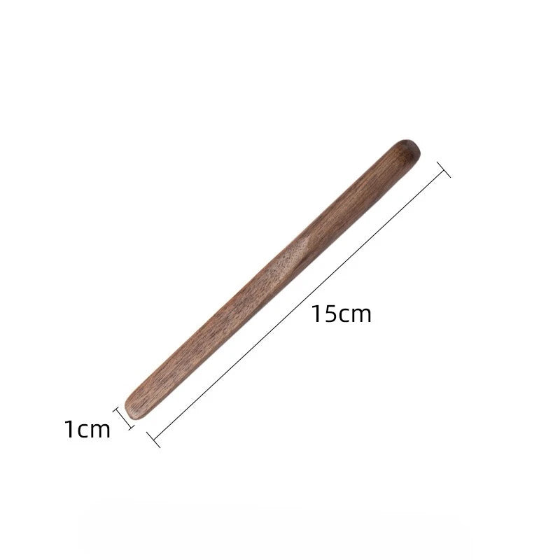 1PC Black walnut coffee stirrer, Japanese solid wood jam butter spatula