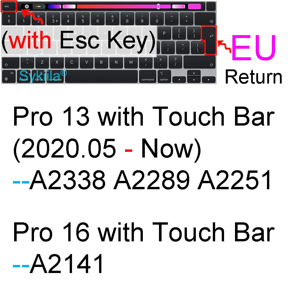 Keyboard Cover for Macbook Air 13 M5 M4 15 M3 11 Pro 13 14 M2 M1 Max Pro 16 15 12 Neo Silicone Protector Case Skin A3426 A3428