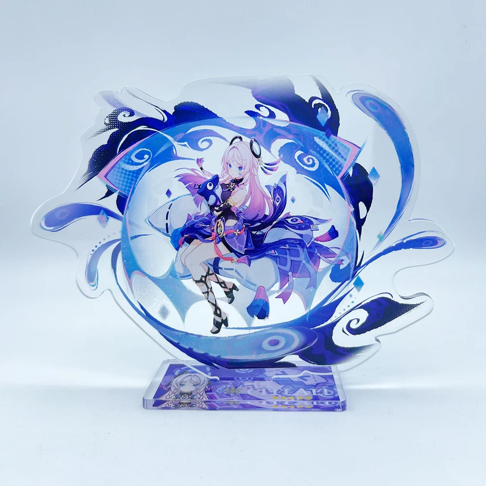 Odette Lohen Flins Durin Mavuika Columbina Xiao Arlecchino Acrylic Anime Model Furina Collect Desktop Decoration Keychains Gift