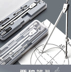 M&G Compass Drawing Tool Metal Geometric Protractor Engineering Protractor Drawing Tool, Suitable for Students and Carpenters