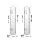 Portable Transparent Tableware Box Travel Flatware Storage Box With Flip Cover Dustproof Chopsticks Forks Spoon Cutlery Case