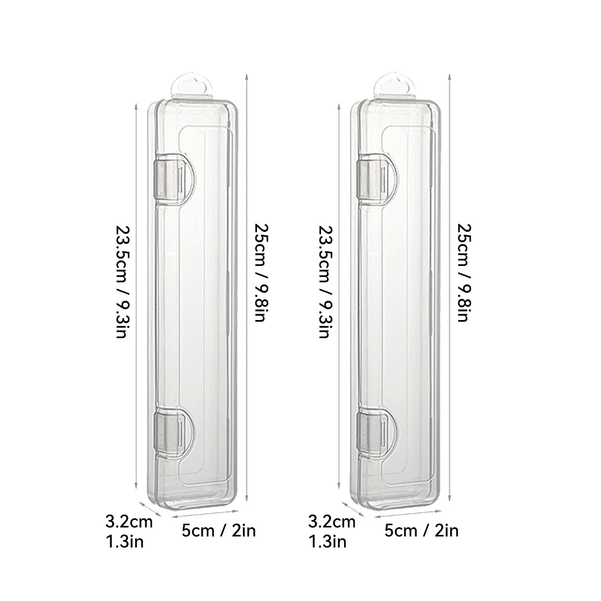 Portable Transparent Tableware Box Travel Flatware Storage Box With Flip Cover Dustproof Chopsticks Forks Spoon Cutlery Case