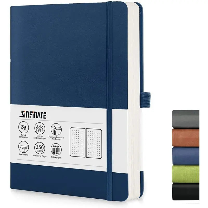 Cuaderno A5 Dotted Notebook Bullet Hardcover Diary 120gsm Journal Creative Trend Portable Solid Color 4 Color Dot Grid Notebooks