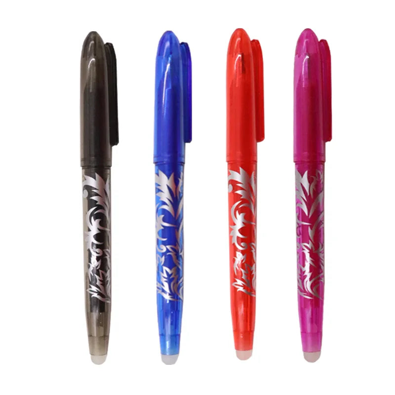 8/4pcs Erasable Gel Pen  Multi-Color0.5mm Tip Painting Writing Drawing School Black Blue Red Pink Orange Green Purple Light Blue