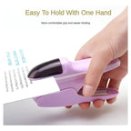 Stapleless Stapler Mini Portable Stapler Safe Paper Stapling Without Staples Bookbinding School Office Supplies Stationery