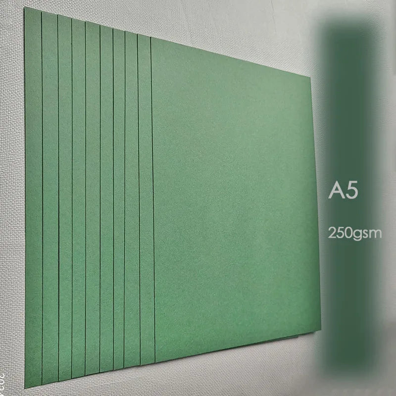Rainbow 2 Sides Colored Cardstock DIY Blank Paper 250gsm for Postcards Crafts Origami Scrapbooking Party Decors Fun Cards Making