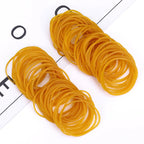 100/200Pcs Rubber Bands mini Rubber Band Soft Elastic Bands Braids Hair Elasticity Fasteners For School Home Offic Diam1.9-6cm