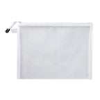 Transparent  A4/A5/A6 Mesh Zipper Pouch Clear Document Bag Book File Folders Stationery Pencil Case Storage Bags Makeup Pouch