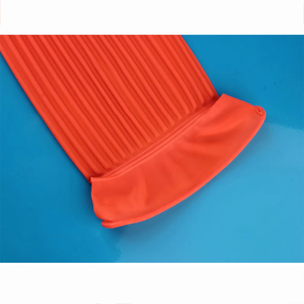 38/45/56cm Latex Long Gloves Aquarium Fish Tank Industrial Thick Protective Gauntlets Waterproof Rubber Latex Dishwashing Gloves