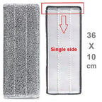 Replace Mop Head Microfiber Replacement Head Floor Cleaning Cloth Pads Flat Squeeze Hand Free Wringing Tools for Home, Kitchen