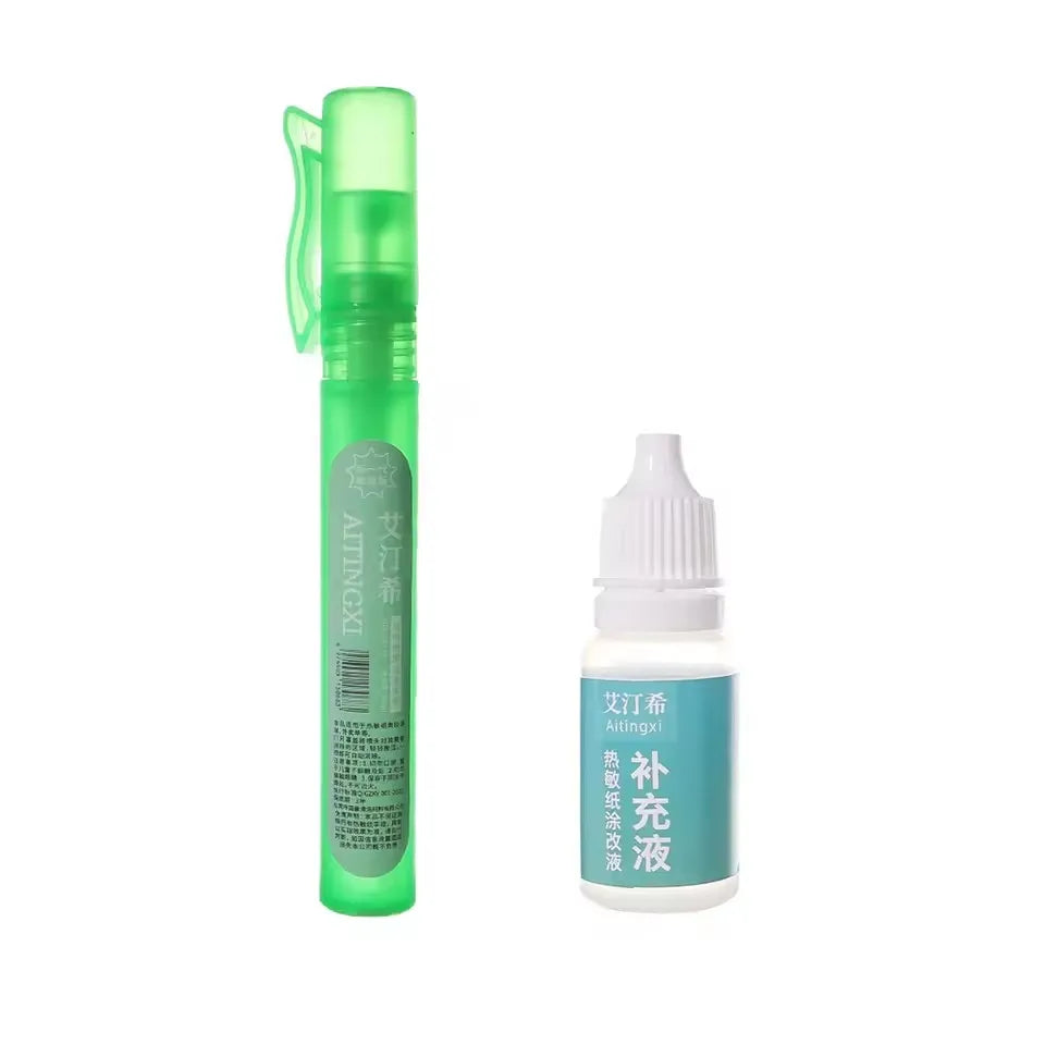 10ml Correction Fluid Information Coverage Liquid Privacy Seal Privacy Cover Security Privacy Spray Thermal Sensitive Paper