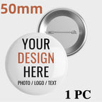 Custom Personalized Tinplate Pins With Text And Picture Printing As Metal Lapel Badge For Custom Brooches For Friends Wholesale