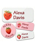 Custom Name Stickers 130 Pieces - Waterproof Personalized Adhesive Labels for Clothing