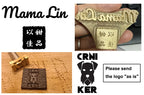 Leather Stamp LOGO Customisation Brass Mould Hand Punching Leather Stamps Brand Working Carving Stamping Punches Tools Craft