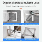Angle Measurment Protractor Premium Corner Angle Finder with Scales Universal Bevel Protractor Angle Combination Ruler