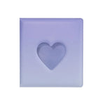 A5 3-Ring Macaron Gradient Heart Shaped Widening Photo Album Binder Photocard Card Holder for Photographs Scrapbooking Collector