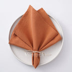 Cloth Napkin 40x40cm Washed Cotton Plain Washed Cotton Soft Rustic Table Napkin for Wedding Christmas Party Daily Family Meals