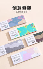 3pcs/set Colorful Mini Drawing Books Square Watercolor Sketchbook Thick Paper Drawing Books Study Art Art Supplies