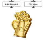 Plant Wax Stamp Seal Wax Print Thick Copper Head Carved Sealing Tool Holiday Party Invitation Letter Wedding Decorative