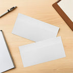 100Pcs Self Sealing White Business Envelopes Letter Size Peel and Seal Security Mailing Envelopes for Checks Invoices Personal