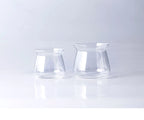 175ml 275ml Hand-Poured Coffee Sensory Smell Taste Cup Heat-Resistant Glass Sharing Jug Transparent European Style Texture De...