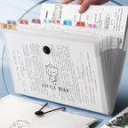 ♥A4 Multi-layer Student Insert Exam Organizer, Accordion Folder For Subject Classification, Exam File Storage Bag