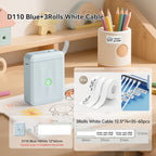 NIIMBOT D110 Upgraded Version Thermal Label Printer Mini Portable Name Tag Label Maker With Tape for Office Home Kitchen School