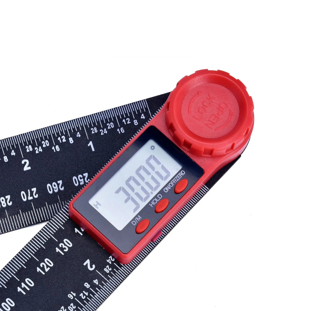 200mm 8'' Digital Angle Finder Ruler Protractor Inclinometer Electron Goniometer Angle Length Measuring Tool