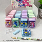 Random 1 Color Stitch doll pencil sharpener, cute cartoon student pencil sharpener, Lilo & Stitch stationery, school supplies